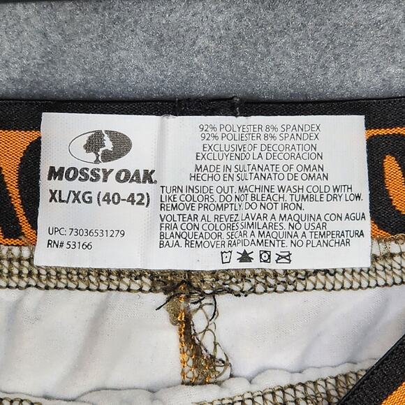 Mossy Oak Men's Performance Baselayer Thermal Bottoms Underwear Camo XL - Picture 4 of 5